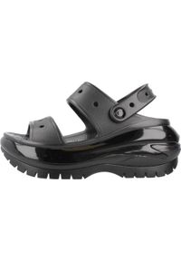 Klapki Crocs Model Classic Mega Crush Sandal Kolor Czarny. Kolor: czarny. Materiał: materiał, syntetyk