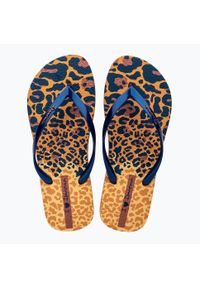 Japonki damskie Ipanema Animal Print VI. Kolor: niebieski. Wzór: nadruk