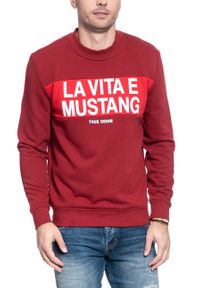 Mustang - BLUZA MUSTANG Ben Cut'nSew 1009165 7194. Wzór: napisy #5