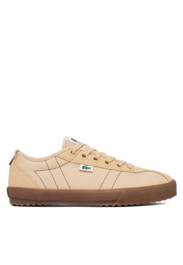 Lacoste Sneakersy 51CFA0027 Beżowy. Kolor: beżowy. Materiał: materiał