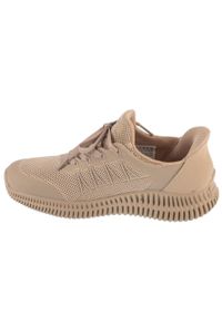 skechers - Buty sportowe Sneakersy damskie, Skechers Slip-Ins: Bobs Geo Lite - Divine Pace. Kolor: beżowy. Sport: turystyka piesza