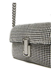 MARC JACOBS - Marc Jacobs Torebka The Rhinestone J Marc Mini Shoulder Bag H912M06RE22 Srebrny. Kolor: srebrny #5