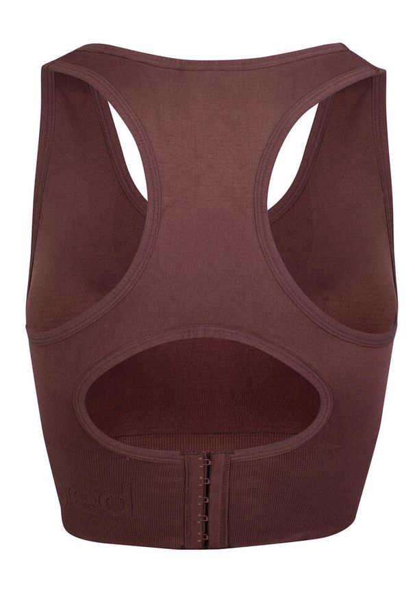 BESHAPED - Stanik Sportowy BeShaped Body Boost Regulowany. Kolor: brązowy. Materiał: nylon