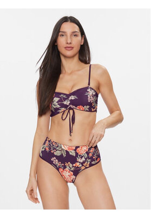 Maaji Dół od bikini PT3255SCC602 Fioletowy. Kolor: fioletowy. Materiał: syntetyk