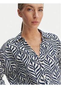 Vero Moda Koszula Josie 10315150 Granatowy Oversize. Kolor: niebieski. Materiał: wiskoza #2