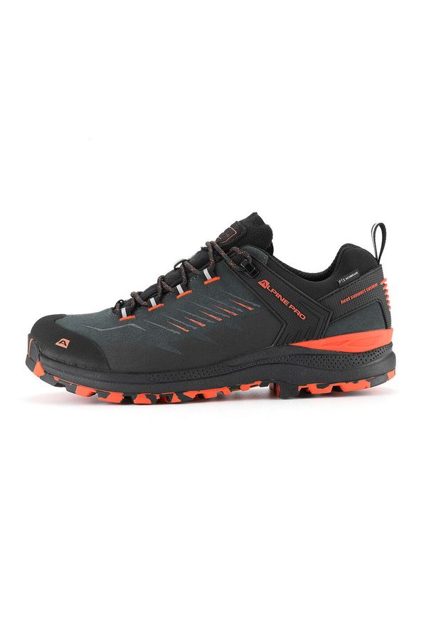 ALPINE PRO - Buty trekkingowe niskie Alpine Pro Zereme Vibram. Kolor: szary. Materiał: skóra. Szerokość cholewki: normalna