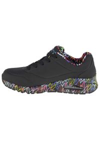 skechers - Buty do chodzenia damskie, Skechers Uno-Loving Love. Kolor: czarny. Sport: turystyka piesza