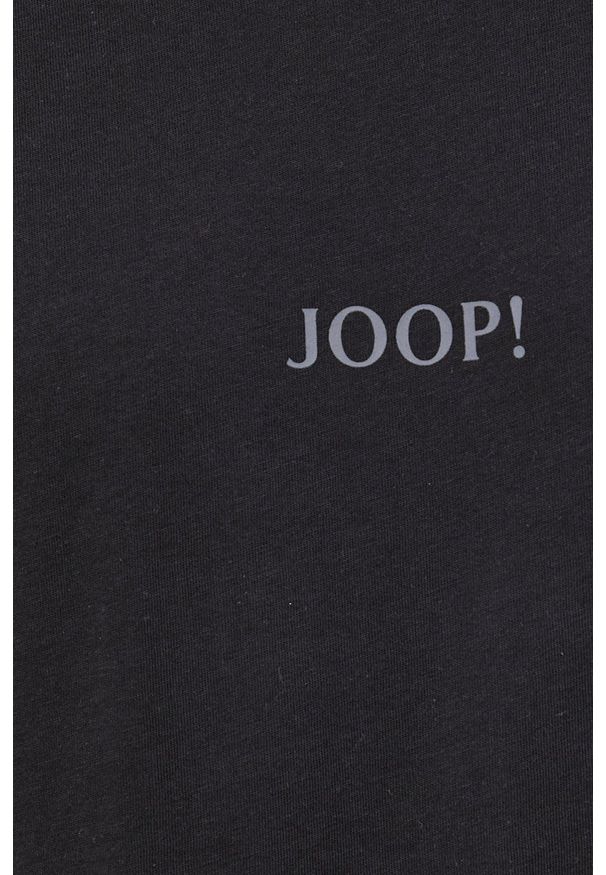 JOOP! - Joop! T-shirt bawełniany (2-pack) kolor czarny melanżowy. Okazja: na co dzień. Kolor: czarny. Materiał: bawełna. Wzór: melanż. Styl: casual
