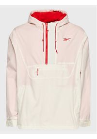Reebok Kurtka anorak Vector HH8369 Beżowy Relaxed Fit. Kolor: beżowy. Materiał: syntetyk