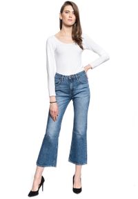 Lee - DAMSKIE SPODNIE JEANSOWE LEE CROPPED BOOT L30NRDQF