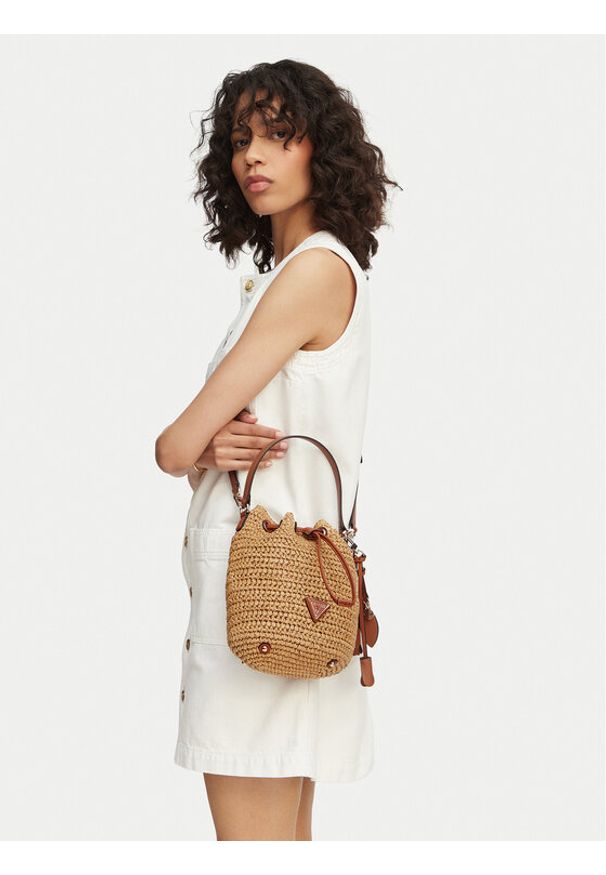 Guess Torebka Ofelia HWWG99 23030 Beżowy. Kolor: beżowy