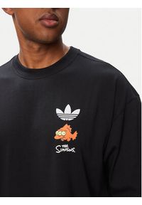 Adidas - adidas T-Shirt Blinky Graphic LG5063 Czarny Oversize. Kolor: czarny. Materiał: bawełna #4