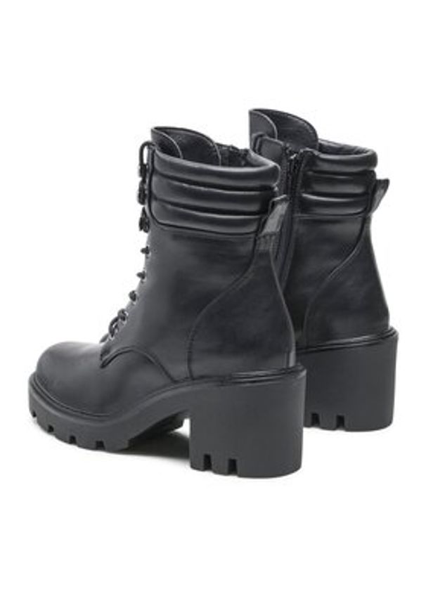 Jenny Fairy Trzewiki WS5672-05 Czarny. Kolor: czarny. Materiał: skóra