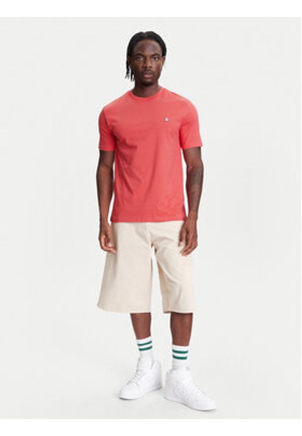 United Colors of Benetton - United Colors Of Benetton T-Shirt 3MI5J1AF7 Czerwony Regular Fit. Kolor: czerwony. Materiał: bawełna