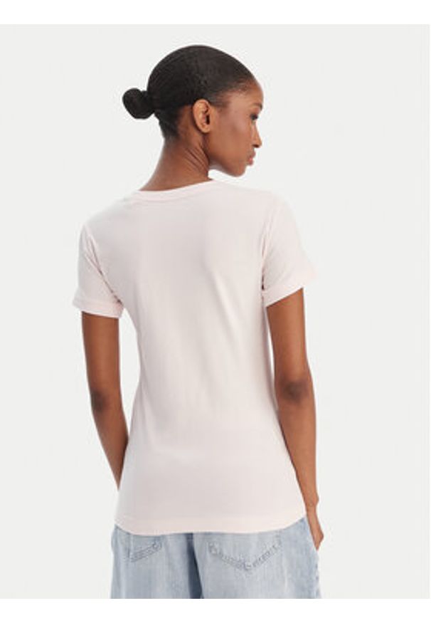 Guess T-Shirt W2YI44 J1314 Różowy Regular Fit. Kolor: różowy. Materiał: bawełna