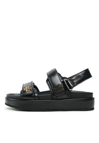 Tory Burch Sandały Kira Sport Sandal 144328 Czarny. Kolor: czarny. Materiał: skóra. Styl: sportowy #6