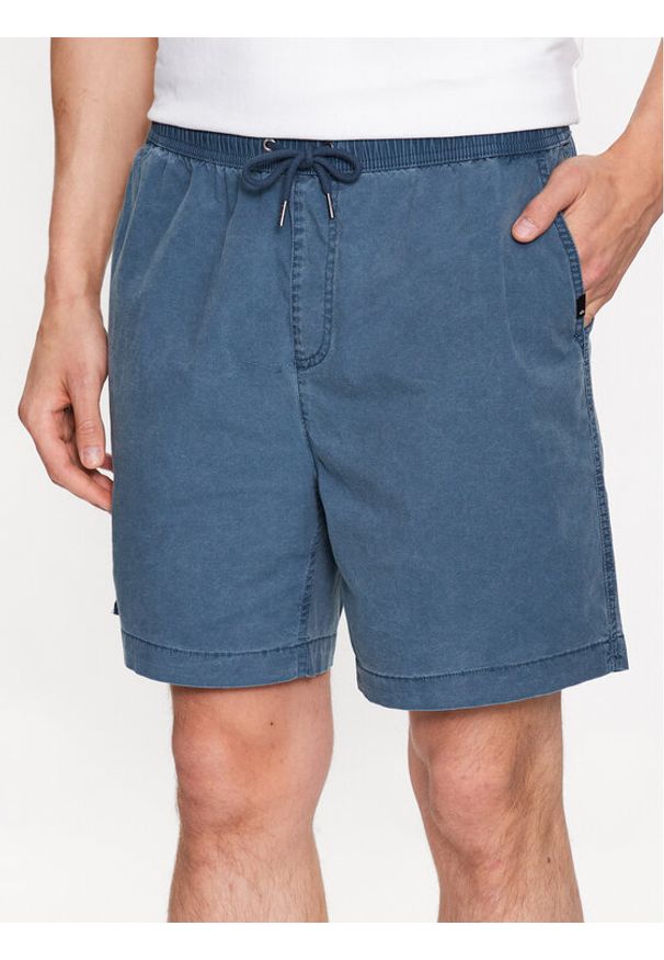 Quiksilver Szorty sportowe Taxerws EQYWS03827 Granatowy Regular Fit. Kolor: niebieski. Materiał: bawełna. Styl: sportowy
