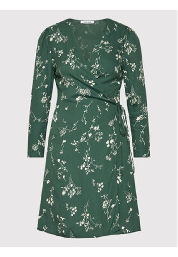 Samsoe & Samsoe - Samsøe Samsøe Sukienka letnia Britt F22200187 Zielony Regular Fit. Kolor: zielony. Materiał: wiskoza. Sezon: lato