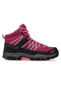 CMP Trekkingi Kids Rigel Mid Trekking Shoe Wp 3Q12944J Różowy. Kolor: różowy. Materiał: zamsz, skóra
