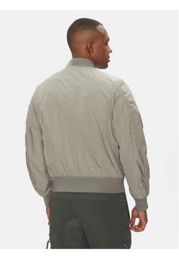 Parajumpers Kurtka bomber Ash 25SMPMJKBZ03 Beżowy Regular Fit. Kolor: beżowy. Materiał: syntetyk