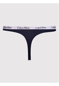 Calvin Klein Underwear Stringi 0000D1617A Granatowy. Kolor: niebieski. Materiał: bawełna #3