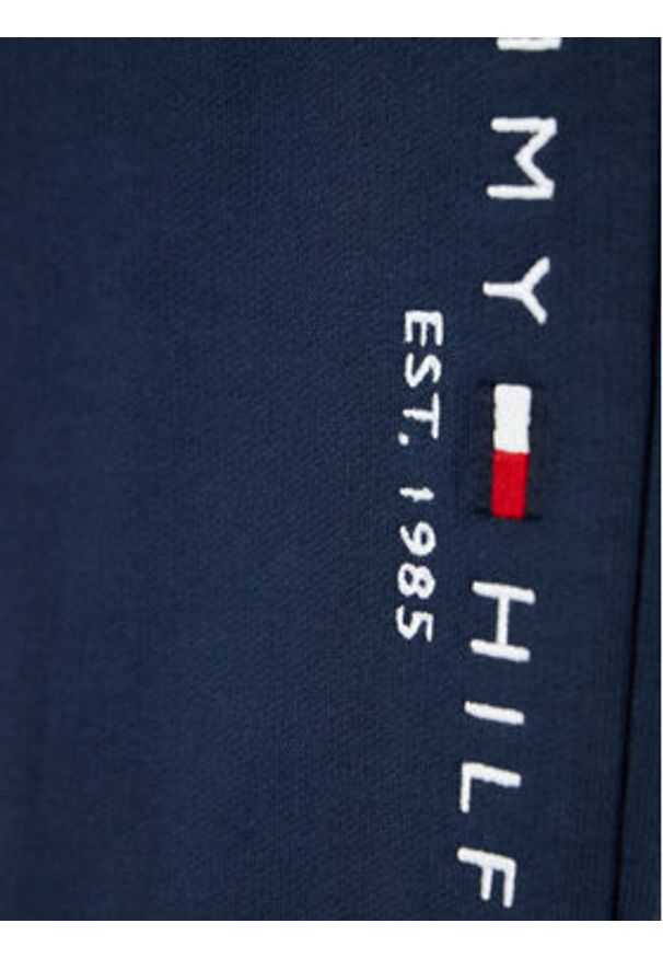TOMMY HILFIGER - Tommy Hilfiger Spodnie dresowe Essential KS0KS00214 Granatowy Regular Fit. Kolor: niebieski. Materiał: bawełna