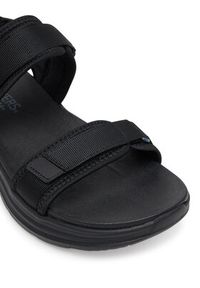 skechers - Skechers Sandały Vapor Foam-Laidback Moments 120009/BBK Czarny. Kolor: czarny. Materiał: materiał #2