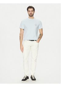 Guess Jeans T-Shirt M5GI55 K8FQ4 Błękitny Regular Fit. Kolor: niebieski. Materiał: bawełna #5