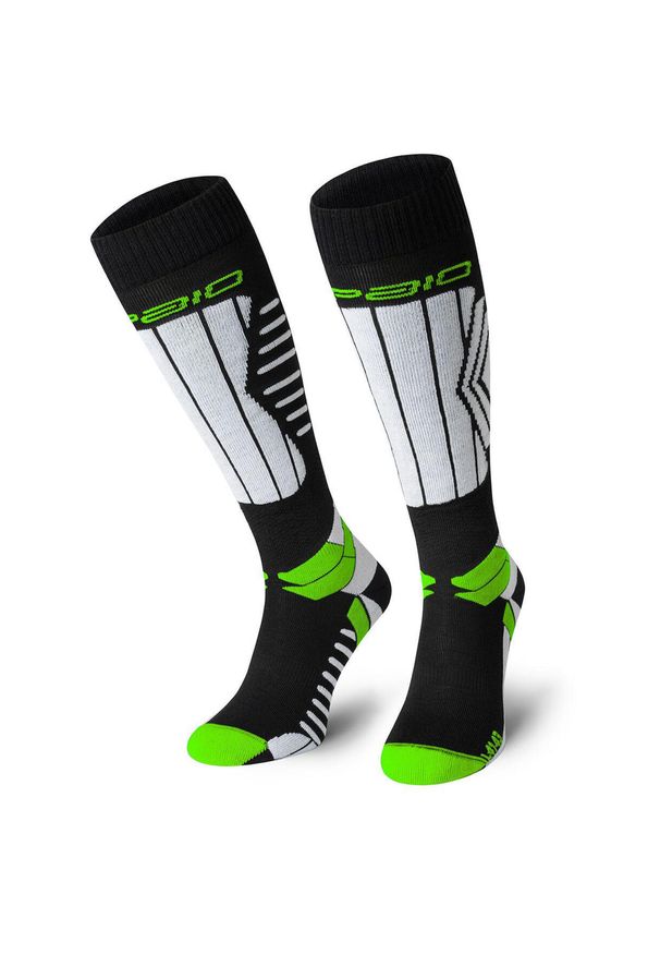 Skarpety narciarskie Spaio Play Unisex. Kolor: wielokolorowy, biały, czarny, zielony. Sport: narciarstwo