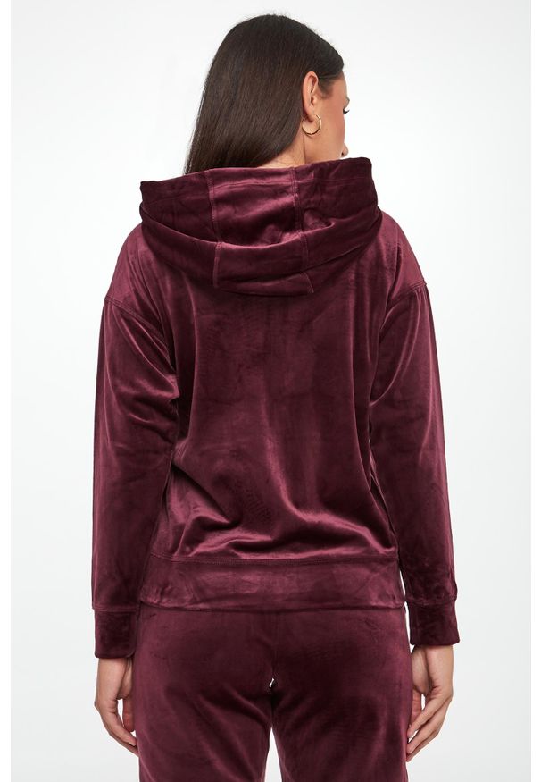 Bluza damska welurowa DKNY. Materiał: welur