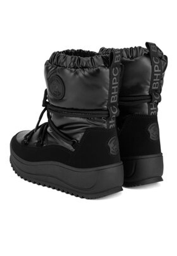 Beverly Hills Polo Club Śniegowce V12-794 Czarny. Kolor: czarny. Materiał: materiał