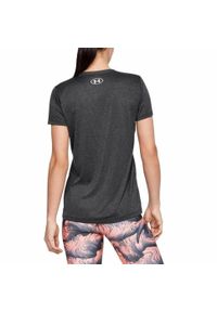 Koszulka treningowa damska Under Armour Tech Solid. Kolor: szary. Materiał: poliester