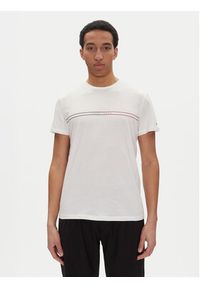 Tommy Jeans Komplet 2 t-shirtów Entry Graphic DM0DM21902 Kolorowy Slim Fit. Materiał: bawełna. Wzór: kolorowy