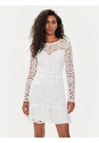 Morgan Sukienka koktajlowa 241-RILLE Biały Regular Fit. Kolor: biały. Materiał: syntetyk. Styl: wizytowy #1