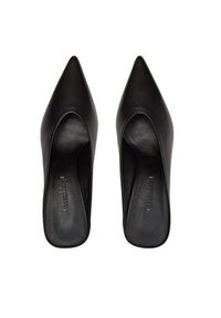 Max Mara Klapki Mmmulecalf 24245261716 Czarny. Kolor: czarny. Materiał: skóra #6