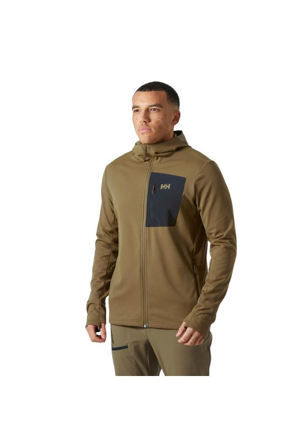 Kurtka turystyczna Helly Hansen Versalite. Typ kołnierza: kaptur. Kolor: beżowy, wielokolorowy, brązowy. Sport: turystyka piesza