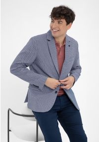 Volcano - Jednorzędowa bawełniana kurtka JB-TENDER. Okazja: na co dzień. Materiał: bawełna. Styl: casual, elegancki, klasyczny #1