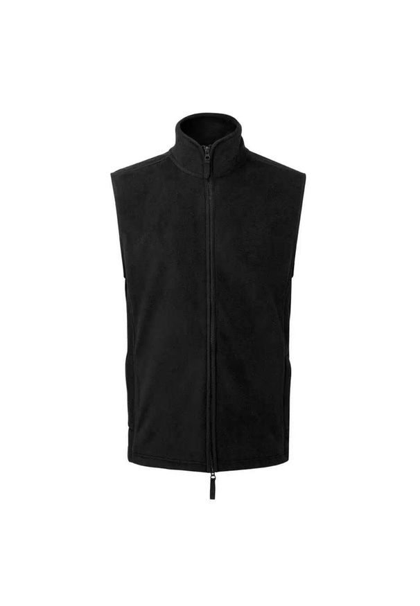 PREMIER - Bezrękawnik Męska Polar Artisan. Kolor: czarny. Materiał: polar. Długość rękawa: bez rękawów