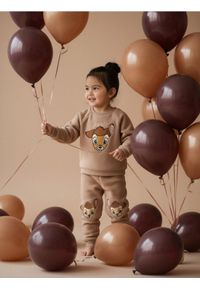 Sinsay - Bluza Bambi - brązowy. Kolor: brązowy #1