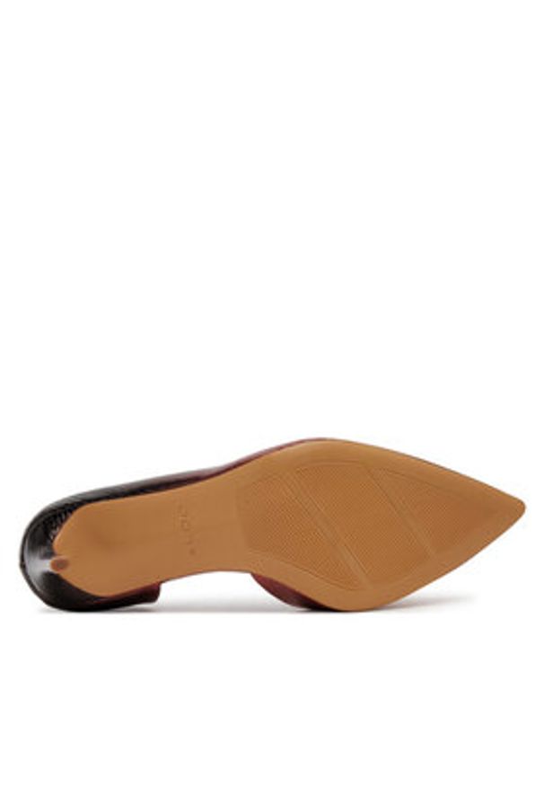 Aldo Szpilki Brandie 13652182 Miedziany. Kolor: brązowy. Materiał: skóra. Obcas: na szpilce