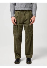 Wrangler - MESKIE SPODNIE WRANGLER CJ LOOSE CARGO IVY GREEN 112371050 #1