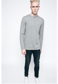 Lee - LEE CREW KNIT GREY MELE L85AAH37 $. Materiał: bawełna. Styl: elegancki, klasyczny