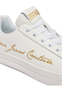Versace Jeans Couture Sneakersy 80VA3SKL ZPB77 G03 Biały. Kolor: biały. Materiał: skóra #5