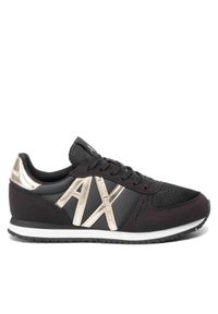 Armani Exchange Sneakersy XDX031 XV137 N692 Czarny. Kolor: czarny. Materiał: materiał