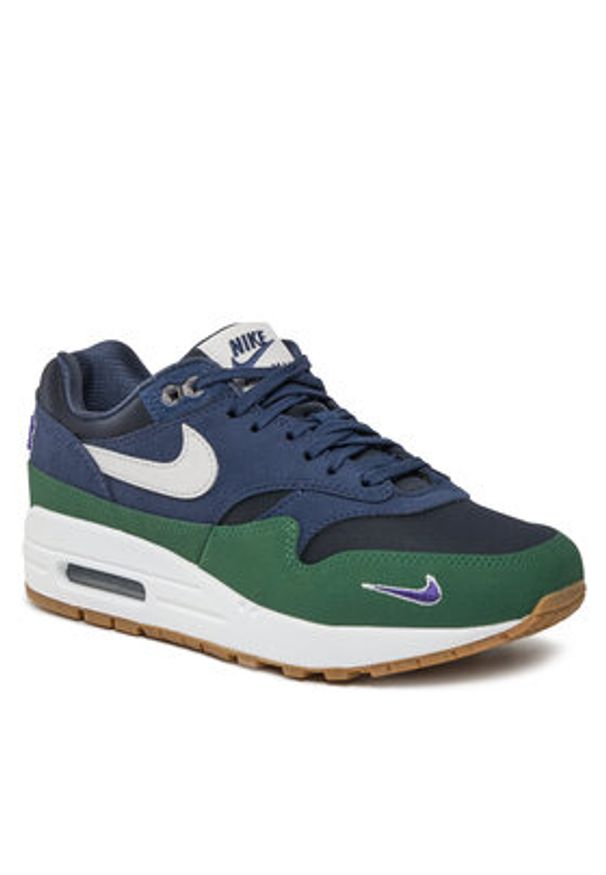 Nike Sneakersy Air Max 1 '87 QS DV3887 400 Granatowy. Kolor: niebieski. Materiał: skóra, zamsz. Model: Nike Air Max