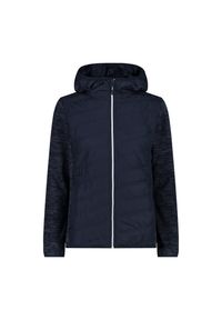 Damska kurtka z kapturem CMP. Typ kołnierza: kaptur. Kolor: niebieski. Materiał: polar, puch #1