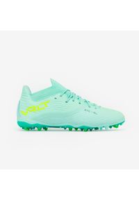 KIPSTA - Buty piłkarskie Kipsta Viralto III 3D Airmesh MG/AG. Kolor: zielony. Materiał: dzianina, mesh, syntetyk, zamsz. Szerokość cholewki: normalna. Sport: piłka nożna