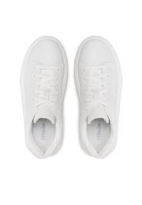 DeeZee Sneakersy WS190701-01 Biały. Kolor: biały. Materiał: skóra