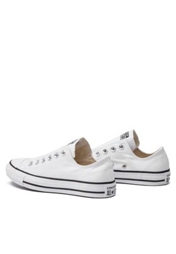 Converse Trampki Chuck Taylor All Star Slip 164301C Biały. Kolor: biały. Materiał: materiał