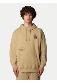 The North Face Bluza Unisex Mountain Cleanup NF0A8C2V Beżowy Oversize. Kolor: beżowy. Materiał: bawełna